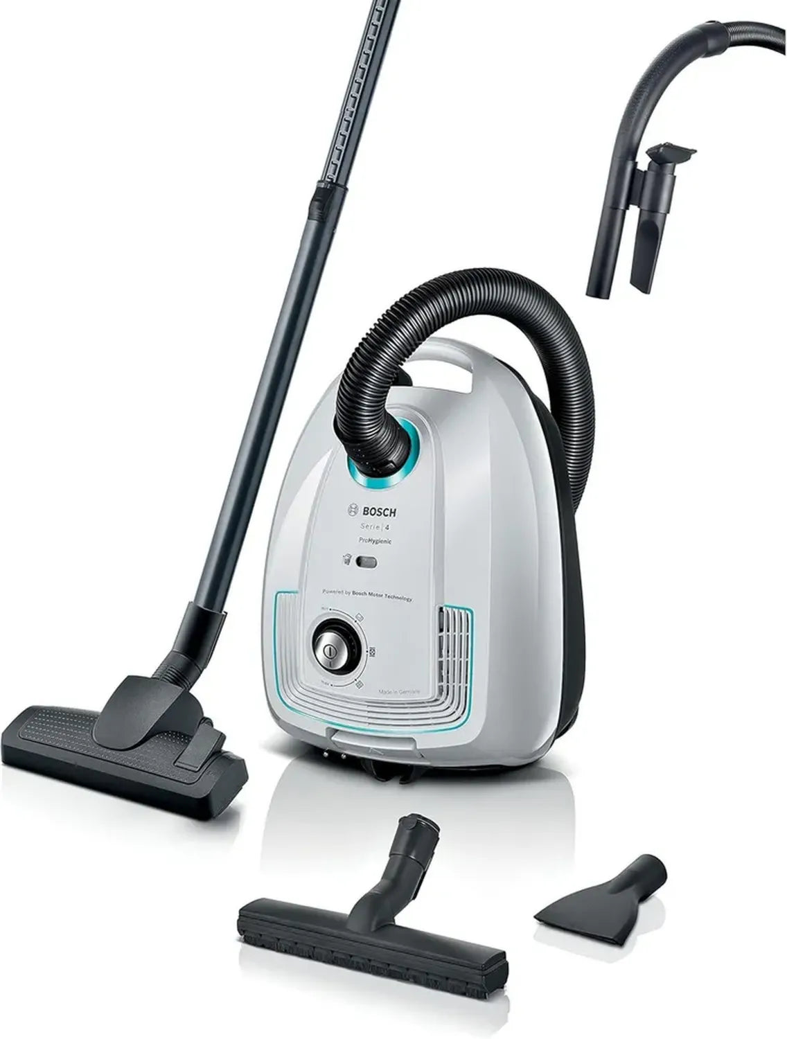 Bosch Série 4 Aspirateur Traîneau XL 4L Blanc Confortable