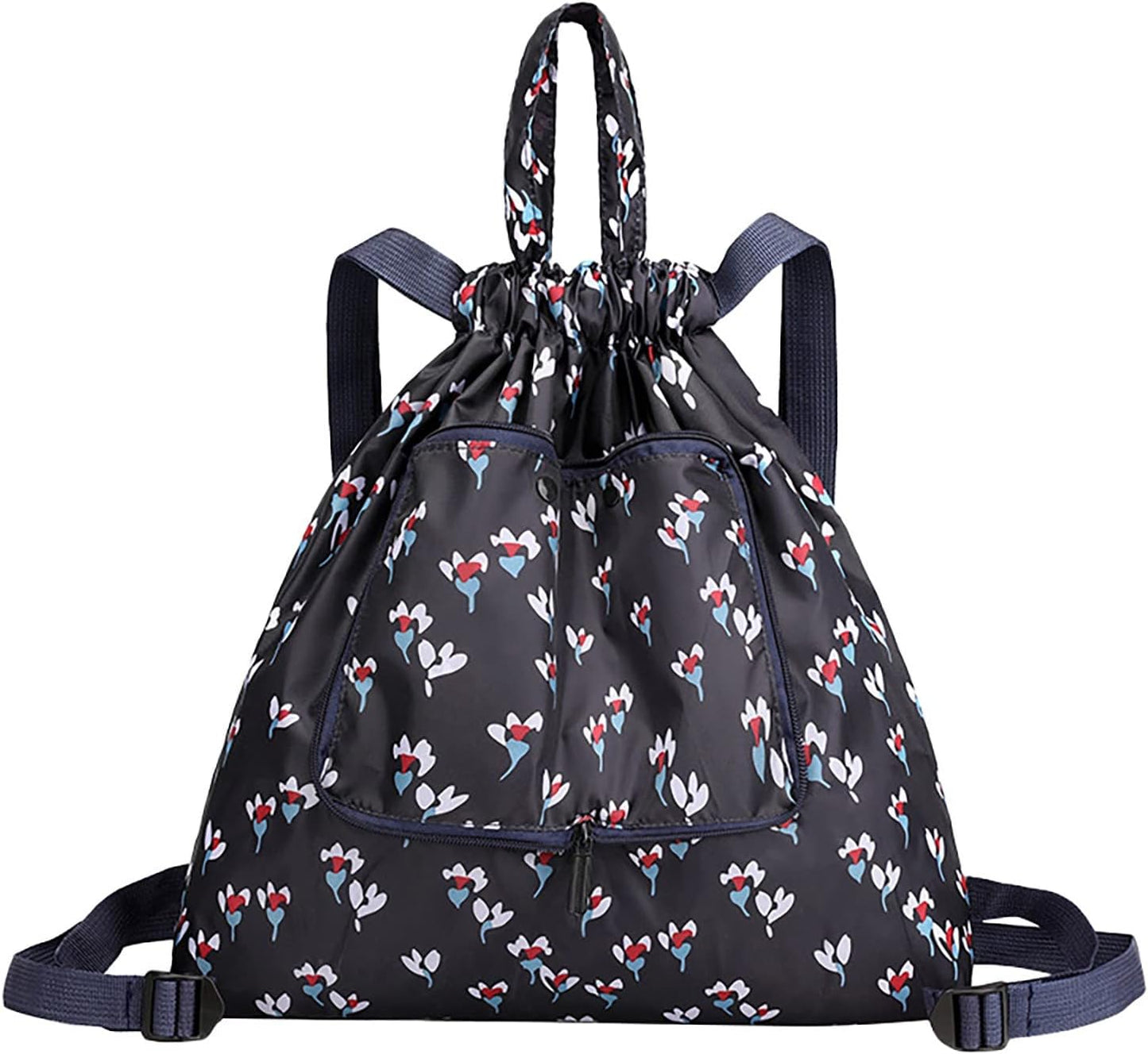 Sac de sport à cordon – pour femme, pliable, format léger, résistant à l'eau