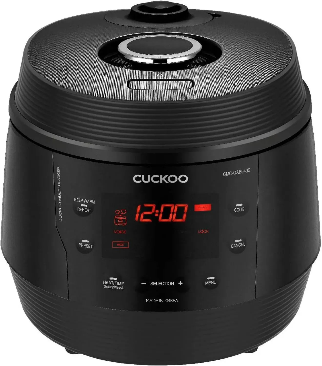 CUCKOO Multicuiseur 8-en-1 Premium avec 10 Programmes, Noir